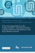 ?bersetzungspolitiken in Der Fr?hen Neuzeit / Translation Policy and the Politics of Translation in the Early Modern Period