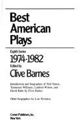 Best American Plays 8th Ser 19 - Gassner, John, and Barnes, Clive (Editor)