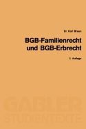 Bgb-Familienrecht Und Bgb-Erbrecht