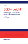 BGB - Leicht: Einfhrung in Das Recht Des Brgerlichen Gesetzbuches