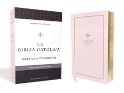 Biblia Catlica, Regalos Y Ceremonias, Color Rosa, Cuero Reciclado