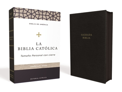 Biblia Cat?lica, Tamao Personal, Leathersoft, Negra, Con Cierre - Cat?lica, Editorial, and Biblia, La Casa de la