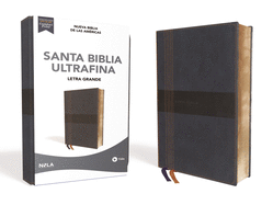 Biblia Nbla, Ultrafina, Letra Grande, Tamaño Manual, Leathersoft, Azul, Edición Letra Roja / Spanish Ultrathin Holy Bible, Nbla, Lg Print, Handy Size