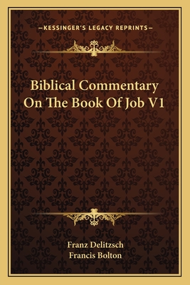 Biblical Commentary On The Book Of Job V1 - Delitzsch, Franz, and Bolton, Francis, Sir (Translated by)