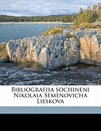 Bibliografiia Sochineni Nikolaia Semenovicha Lieskova