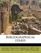 Bibliographical Essays