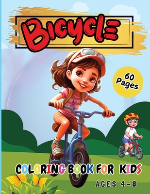 Bicycle Coloring Book for Kids Ages 4-8: Coloring Pages for Kids Spring - Tobba