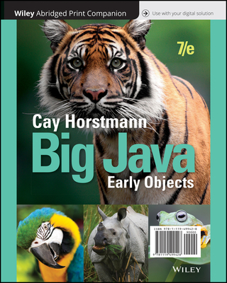 Big Java: Early Objects - Horstmann, Cay S