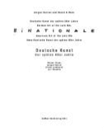 Binationale: Deutsche Kunst Der Spaten 80er Jahre, Amerikanische Kunst Der Spaten 80er Jahre = German Art of the Late 80s, American Art of the Late 80s - Harten, Jurgen