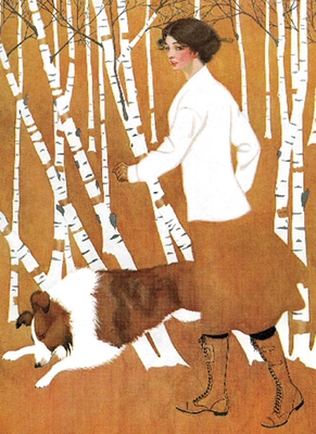 Birches Notebook: Cover Art from Life Magazine, October 28, 1911 - 