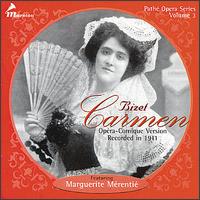 Bizet: Carmen  (Opera-comique) - Agustarello Affre (vocals); Aline Vallandri (vocals); Edmund Dulac (vocals); Henri Albers (vocals);...