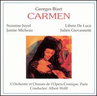 Bizet: Carmen - Denise Boursin (soprano); Henri Medus (bass); Jacqueline Cauchard (soprano); Janine Micheau (soprano);...