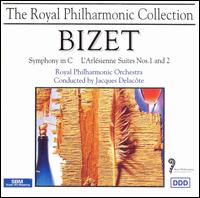 Bizet: Symphony in C; L'Arlsienne Suites Nos. 1 & 2 - Jonathan Snowden (flute); Royal Philharmonic Orchestra; Jacques Delacote (conductor)