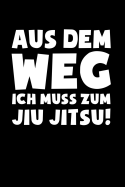 Bjj: Muss zum Jiu Jitsu!: Notizbuch / Notizheft f?r Ju-Jutsu Brazilian Jiu-Jitsu A5 (6x9in) dotted Punktraster