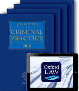 Blackstone's Criminal Practice 2016 (book, all supplements, and digital pack)