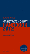 Blackstone's Magistrates' Court Handbook