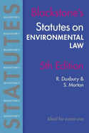 Blackstone's statutes on environmental law