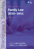 Blackstone's Statutes on Family Law 2010-2011