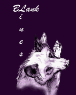 Blanklines: Purple Wolf