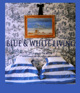 Blue and White Living