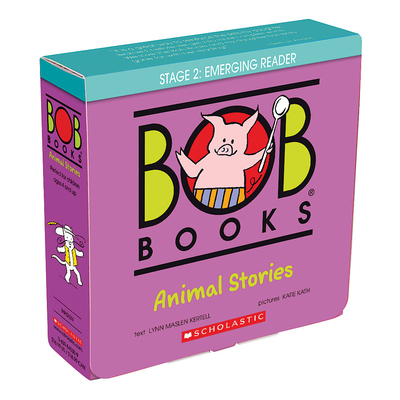 Bob Books - Animal Stories Box Set Phonics, Ages 4 and Up, Kindergarten (Stage 2: Emerging Reader) - Kertell, Lynn Maslen, and Kath, Katie (Illustrator)