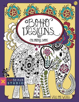 Boho Designs: Coloring Book - Wells, Valori