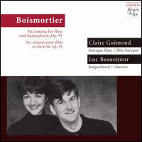 Boismortier: Six sonatas for flute & harpsichord, Op. 91 - Claire Guimond (baroque flute); Luc Beausejour (harpsichord)