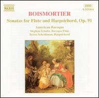 Boismortier: Sonatas for Flute and Harpsichord, Op. 91 - American Baroque Ensemble; Byron Schenkman (harpsichord); Stephen Schultz (baroque flute)