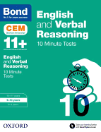 Bond 11+: English & Verbal Reasoning: CEM 10 Minute Tests (now Cambridge Select Insight): 9-10 years