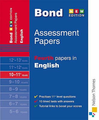 Bond Fourth Papers in English 10-11+ Years - Bond, J. M., and Lindsay, Sarah