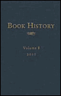Book History, Vol. 8