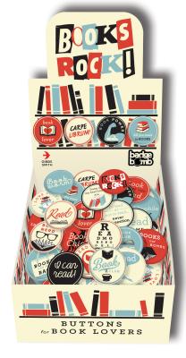 Books Rock ! Buttons: Buttons for Book Lovers - Gibbs Smith (Creator)