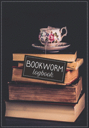 Bookworm Logbook: a coloring notebook for real book lovers with space for doodling