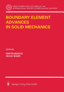 Boundary Element Advances in Solid Mechanics - Beskos, Dimitri (Editor), and Maier, Giulio (Editor)