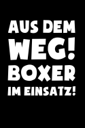 Boxen: Boxer im Einsatz!: Notizbuch / Notizheft f?r Box-sport Box-Fan A5 (6x9in) dotted Punktraster