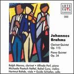 Brahms: Clarinet Quintet, Op.115; Piano Quintet, Op.34 - Alfredo Perl (piano); Guido Schiefen (cello); Hartmut Rohde (viola); Michaela Paetsch Neftel (violin); Rahel Cunz (violin);...