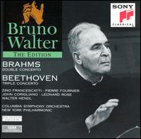 Brahms: Double Concerto; Beethoven: Triple Concerto - John Corigliano Sr. (violin); Leonard Rose (cello); Pierre Fournier (cello); Walter Hendl (piano);...