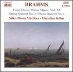 Brahms: Four Hand Piano Music, Vol. 12
