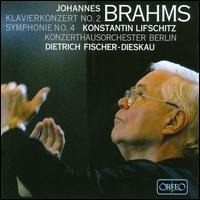 Brahms: Klavierkonzert No. 2; Symphonie No. 4 - Konstantin Lifschitz (piano); Konzerthausorchester Berlin; Dietrich Fischer-Dieskau (conductor)