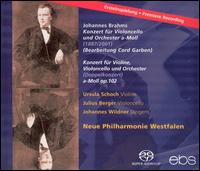 Brahms: Konzert fr Violoncello; Konzert fr Violine - Julius Berger (cello); Ulla Hfker (lektorat); Ursula Schoch (violin); Neue Philharmonie Westfalen; Johannes Wildner (conductor)
