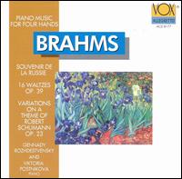 Brahms: Piano for Four Hands - Gennady Rozhdestvensky (piano); Viktoria Postnikova (piano)