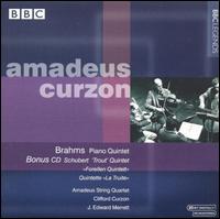 Brahms: Piano Quintet; Schubert: "Trout" Quintet - Amadeus Quartet; Clifford Curzon (piano); James Edward Merrett (double bass); Martin Lovett (cello);...