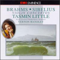 Brahms, Sibelius: Violin Concertos - Jonathan Small (oboe); Tasmin Little (violin); Royal Liverpool Philharmonic Orchestra; Vernon Handley (conductor)