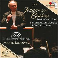 Brahms: Symphony No. 4; 8 Hungarian Dances  - Pittsburgh Symphony Orchestra; Marek Janowski (conductor)