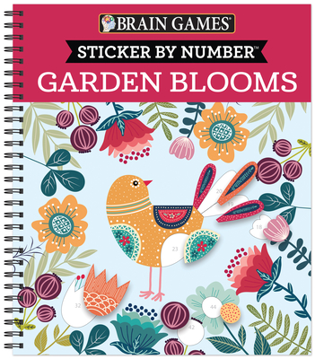 Brain Games - Sticker by Number: Garden Blooms - Publications International Ltd, and New Seasons, and Brain Games