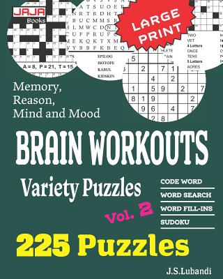 Brain Workouts Variety Puzzles 2 - Lubandi, J S