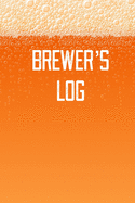 Brewer's Log: Home Beer Brewing Recipe and Logbook