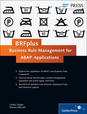 Brfplus--Business Rule Management for ABAP Applications - Albrecht, Thomas, and Ziegler, Carsten