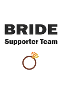 Bride Supporter Team: Monatsplaner, Termin-Kalender f?r JGA & Hochzeit - Geschenk-Idee - A5 - 120 Seiten