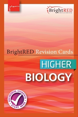 BrightRED Revision Cards - Higher Biology - Bright Red Publishing